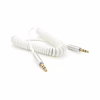 Кабель мультимедийный 3.5mm M to 3.5mm M 1.5m 90° corner white Voltronic (YT-AUXSGJ(M)/(M)-1.5-W) - Image 2