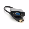 Перехідник HDMI M to VGA F 0.1m 4K/2K black Voltronic (YT-C-HDMI(M)/VGA(F)-B) - Image 2