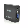 Переходник HDMI F to VGA F 720P/1080P black Voltronic (YT-CM-HDMI/VGA-B) - Image 2