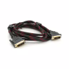 Кабель мультимедійний DVI M to DVI M 3.0m 24+1pin black/red Merlion (YT-DVI(M)/(M)NY/RD-3.0m) - Image 1