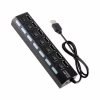 Концентратор Voltronic USB 2.0 to 7xUSB with switches black (YT-H7SHS-B) - Image 2