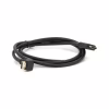 Кабель мультимедійний HDMI M to HDMI M 1.5m V1.4 90° corner black Merlion (YT-HDMI(M)/(M)HS-1.5m-90°) - Image 1