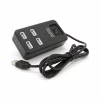 Концентратор Voltronic USB 2.0 to 4xUSB black (YT-HWS4-B) - Image 1