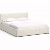 Кровать мягкая, MyBed Nela ,160х200, Бежевая ,с подъемным механизмом - Image 1