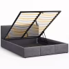 Кровать мягкая, MyBed Nela, 160х200, Серый, с подъемным механизмом - Image 2