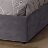 Кровать мягкая, MyBed Nela, 160х200, Серый, с подъемным механизмом - Image 8