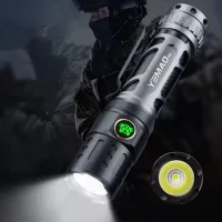 Ручной фонарь YEMAO YM-А6, 2200LM, P80 LED, Zoom, 1x18650 аккум, TYPE-C - 7