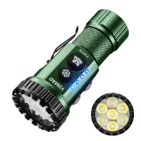 Ручной фонарь YEMAO YM-F337X, 3500LM, 8*XTE LED, красный, синий, зеленый и ультрафиолетовый,  TYPE-C - 2
