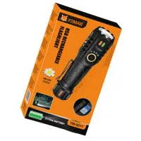Ручний ліхтар YEMAO YM-G217, 2000LM, P80 LED, 1x21700 акум, TYPE-C - 2