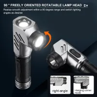 Ручной фонарь YEMAO YM-F303X, 1600LM, 2x21700 аккум, TYPE-C - 9