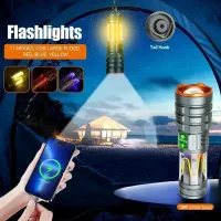 Ручной фонарь YEMAO YM-G580, 2500LM, 30W LED, 1*26650 аккум, TYPE-C - 6