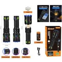 Ручной фонарь YEMAO YM-G560Y, 1200LM, TG LED, 1*26650 аккум, TYPE-C - 1