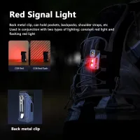 Налобный фонарь YEMAO YM-T615, 500LM, (White+Red), Сенсор, ЗУ Type-C - 9