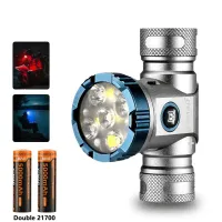 Налобный фонарь YEMAO YM-T755X, 3000LM, (White+Red), Сенсор, ЗУ Type-C - 4