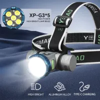 Налобный фонарь YEMAO YM-T755X, 3000LM, (White+Red), Сенсор, ЗУ Type-C - 9