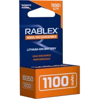 Аккумулятор Rablex 18350, 1100mAh Li-ION 3.7v - 2