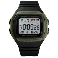 Часы наручные SKMEI 1278AG, ARMY GREEN, 11374 - 1