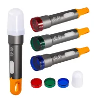 Ручний ліхтар CB-X723-TG+3LED, Li-Ion акумулятор, 3 фільтри, ЗП Type-C, zoom - 2