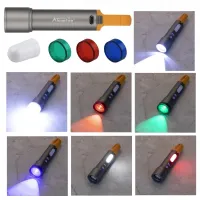 Ручний ліхтар CB-X723-TG+3LED, Li-Ion акумулятор, 3 фільтри, ЗП Type-C, zoom - 3