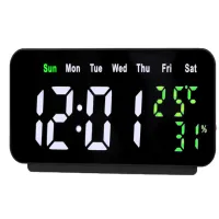 Часы электронные VST-912Y-6, температура, влажность, USB - 1