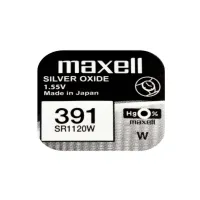Батарейки-Таблетки Maxell 391 / SR1120W - 1