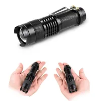 Ліхтар K11-XPE (Red), 1хАА/1x14500, 1 РЕЖИМ, zoom, затискач - Зображення 2