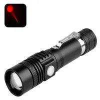 Ручний ліхтар Police BL-518-TG (Red), 18650, Zoom, ЗП Type C - Зображення 3