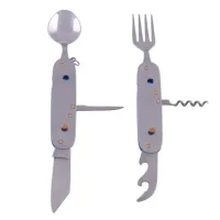 Туристический столовый прибор Traveler A106 синий - Изображение 2