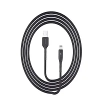 Кабель Reddax RDX-400 MicroUSB (1 м, швидке заряджання, TPE), Black - Зображення 3