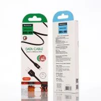 Кабель Reddax RDX-400 MicroUSB (1 м, швидке заряджання, TPE), Black - Зображення 1