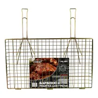 Решітка-гриль подвійна ручка "Профі" 55*60*35 см MH-0912 - Зображення 3