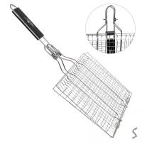 Решетка-гриль со складной ручкой 51*32*22*2см MH-5505 - Изображение 1
