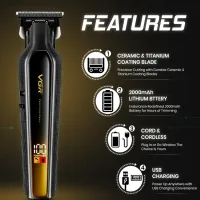 Триммер бороды и усов VGR V-930 Зелёный - Изображение 2