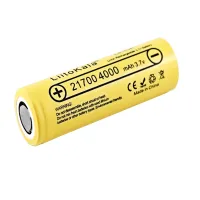 Аккумулятор LiitoKala 21700, Lii-40A, 4000mAh - Изображение 1