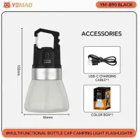 Ручной фонарь YEMAO YM-B90 12XTE+RGB, 1x21700, ЗУ Type-C - Изображение 2