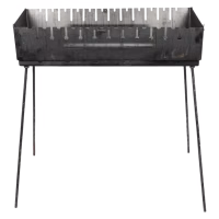 Мангал-чемодан на 12 шампуров 67*27*5см (высота ножки 65см) УК-М12 - Image 2