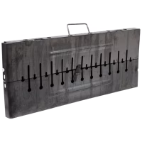 Мангал-чемодан на 12 шампуров 67*27*5см (высота ножки 65см) УК-М12 - Image 3