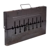 Мангал-валіза на 8 шампурів 50*27*5 см (висота ніжки 45 см) УК-М8 - Image 2