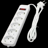 Сетевой фильтр Maxxter SPM5-G-6G 5 гнёзд, 1.8 метра - 3