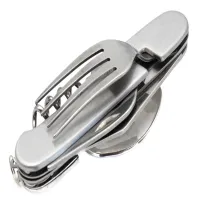 Туристический столовый прибор метал G13 средний - 1