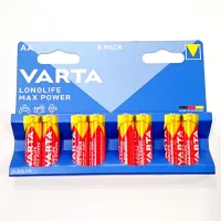 Батарейка Varta MAX POWER LR6/AA/ ALKALINE 8шт - 2