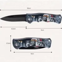 Нож складной Knifes Skull 4760X -2 - 2