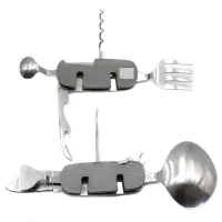 Туристический столовый прибор Графит L-48 большой - 2