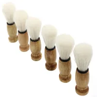 Помазок для бритья Евро Мост с деревянной ручкой - 1