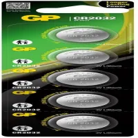 Батарейки-Таблетки GP CR2032 / 3V блистер 5шт. ОРИГИНАЛ - 1