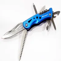 Мультитул швейцарский нож Traveler M307 с фонариком - 6