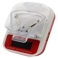 Зарядное устройство адаптер Universal LCD Charger, жабка, краб - 1