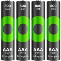 Аккумулятор GP Recyko Pro 800mAh Eco, Ni-MH AAA, 1.2V, 2.4A, LSD70-5, Box 4шт. - 2