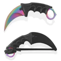 Нож Керамбит "Цветной" F23 M40 / 19см / 8см - 1