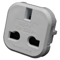 Переходник под английскую DE-PA 10A (11108) Белый - 1